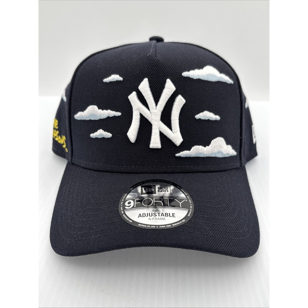 Lids x The Simpsons New Era New York Yankees Clouds Snapback Hat 9Forty Navy